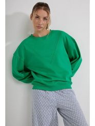 Josephine & Co Bluza "Donovan" w kolorze zielonym rozmiar: XL. Zielone bluzy damskie Josephine & Co, xl, bez wzorów, z bawełny, bez kaptura. Za 175.67 zł.