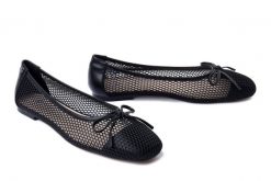 MACIEJKA K7512-01/00-1 czarny, baleriny damskie. Czarne balerinki damskie Maciejka, w ażurowe wzory, ze skóry. Za 249.90 zł.