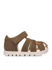 Lasocki Kids Sandały CEO-CI12-KEKKO-03 Khaki. Brązowe sandały chłopięce Lasocki Kids, z nubiku, bez zapięcia. Za 129.99 zł.