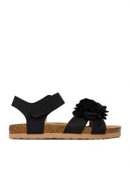 DeeZee Sandały CEO-CS20181-20 Czarny. Czarne sandały dziewczęce DeeZee, z materiału, bez obcasa, bez zapięcia. Za 79.99 zł.