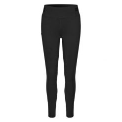 Damskie legginsy jeździeckie z pełną przyczepnością Kingsland Kiara. Czarne legginsy damskie KINGSLAND, l, bez wzorów, z materiału. Za 447.50 zł.