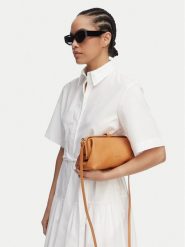 Balagan Torebka ROFE Brązowy jasny. Brązowe listonoszki damskie BALAGAN, bez wzorów, ze skóry, bez dodatków. Za 759.99 zł.