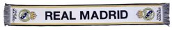 Szalik Real Madryt - licencjonowany 140 cm x 20 cm. Białe szaliki damskie REAL MADRID, bez wzorów, z materiału. Za 94.88 zł.