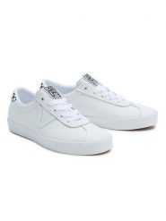 Vans Skórzane sneakersy w kolorze białym rozmiar: 34,5. Białe obuwie sportowe damskie Vans, bez zapięcia. Za 127.35 zł.