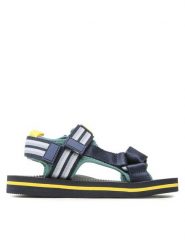Pepe Jeans Sandały Pool Combi PBS70055 Granatowy. Niebieskie sandały chłopięce Pepe Jeans, z jeansu, bez zapięcia. Za 129.99 zł.