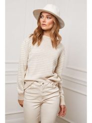 So Cachemire Sweter "Dweg" w kolorze beżowym rozmiar: S. Brązowe swetry klasyczne damskie So Cachemire, s, z kaszmiru, bez kołnierzyka. Za 210.81 zł.