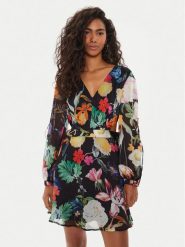 Guess Sukienka letnia Farrah W3GK81 WCWF2 Kolorowy Regular Fit. Sukienki damskie Guess, z aplikacjami, z syntetyku, bez ramiączek. Za 399.99 zł.