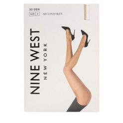 Rajstopy Nine West. Brązowe rajstopy Nine West, bez wzorów. Za 19.99 zł.