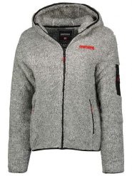 ANAPURNA Kurtka polarowa "Ulebana" w kolorze szarym rozmiar: M. Szare kurtki damskie ANAPURNA, m, bez wzorów, z polaru, bez kaptura. Za 126.99 zł.