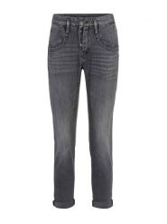Herrlicher Dżinsy - Slim fit - w kolorze antracytowym rozmiar: W25. Czarne jeansy damskie Herrlicher, z podwyższonym stanem. Za 83.42 zł.