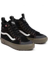 Vans Skórzane sneakersy "SK8-Hi" w kolorze czarnym rozmiar: 42,5. Czarne obuwie sportowe damskie Vans, za kostkę, bez zapięcia. Za 365.45 zł.