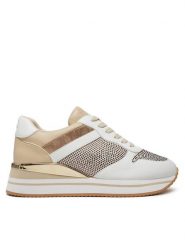 TWINSET Sneakersy 242TGT18A Biały. Białe obuwie sportowe damskie Twinset, ze skóry, bez zapięcia. Za 729.99 zł.
