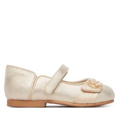 Baleriny Mayoral. Żółte baleriny dziewczęce Mayoral, bez wzorów, bez obcasa, bez zapięcia. Za 179.99 zł.