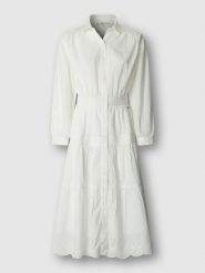 Pepe Jeans Sukienka "Celeste" w kolorze białym rozmiar: XS. Białe sukienki damskie Pepe Jeans, bez wzorów, z bawełny, bez ramiączek. Za 282.99 zł.