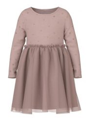 NAME IT Sukienka codzienna 13221711 Różowy Regular Fit. Czerwone sukienki dziewczęce Name it, bez wzorów, z bawełny, bez ramiączek, proste. Za 59.99 zł.