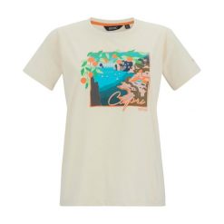 Damska Koszulka Filandra VX Capri Seaside T-shirt. Brązowe bluzki damskie Regatta, bez wzorów, bez kołnierzyka. Za 67.99 zł.