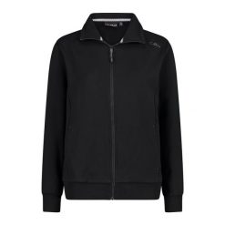 Damska bluza zapinana na zamek CMP. Czarne bluzy damskie CMP, bez wzorów, bez kaptura. Za 257.50 zł.