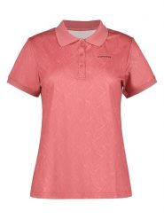 Icepeak Funkcyjna koszulka polo w kolorze koralowym rozmiar: M. Różowe koszulki damskie Icepeak, m, bez wzorów, z materiału, bez kołnierzyka, bez ramiączek. Za 114.17 zł.