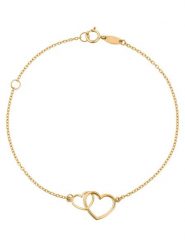 OR ÉCLAT Złota bransoletka "Duo d'amour" rozmiar: onesize. Żółte bransoletki damskie Or Éclat, złote. Za 674.99 zł.