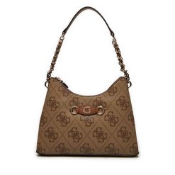 Torebka Guess. Brązowe torebki klasyczne damskie Guess, bez dodatków. Za 369.99 zł.