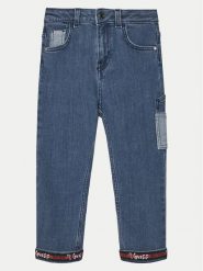 Guess Jeansy N5RA09 D5G90 Niebieski Regular Fit. Niebieskie jeansy chłopięce Guess, z bawełny. Za 129.99 zł.