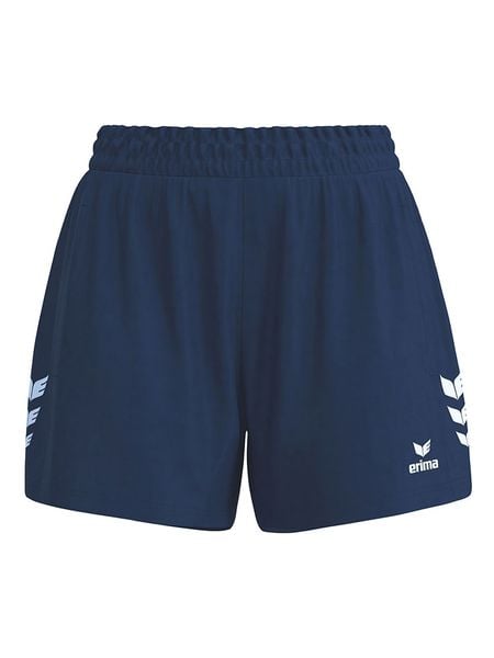 Erima Szorty sportowe "Celebrate 125" w kolorze granatowym rozmiar: 42. Niebieskie spodenki sportowe damskie Erima, bez wzorów, outdoorowe. Za 87.81 zł.