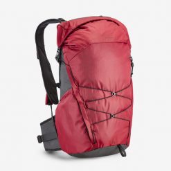 Plecak turystyczny Quechua MH500 22 litry Light Rolltop. Czarne plecaki QUECHUA, bez wzorów. Za 249.99 zł.