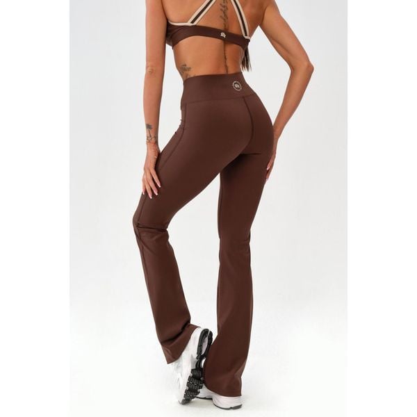 Damskie legginsy dzwony sportowe fitness Rough Radical Mocha Active. Brązowe legginsy damskie ROUGH RADICAL, xs, bez wzorów, na fitness i siłownię. Za 179.90 zł.