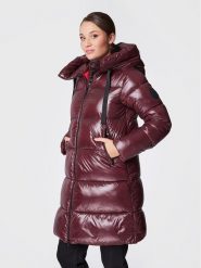 Save The Duck Płaszcz zimowy D45510W LUCK15 Bordowy Regular Fit. Czerwone kurtki damskie Save the duck, na zimę, bez wzorów, z syntetyku, bez kaptura. Za 2,269.00 zł.
