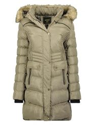 ANAPURNA Płaszcz zimowy w kolorze beżowym rozmiar: L. Brązowe płaszcze damskie ANAPURNA, na zimę, l, bez wzorów, z puchu, bez kaptura. Za 275.40 zł.