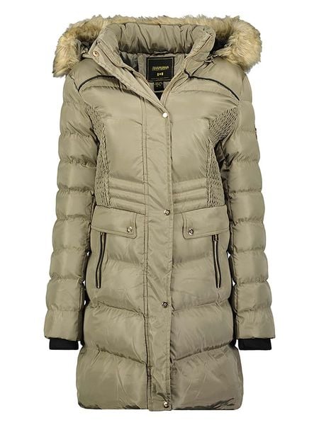 ANAPURNA Płaszcz zimowy w kolorze beżowym rozmiar: L. Brązowe płaszcze damskie ANAPURNA, na zimę, l, bez wzorów, z puchu, bez kaptura. Za 275.40 zł.