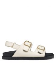 Geox Sandały J Sandal Foammentera J65P0A 000BC C1058 D Écru. Sandały dziewczęce Geox, ze skóry, bez obcasa, bez zapięcia. Za 269.99 zł.