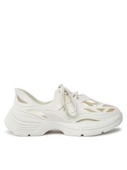 Patrizia Pepe Sneakersy 8Z0030/V033-W101 Écru. Obuwie sportowe damskie Patrizia Pepe, z tworzywa sztucznego, bez zapięcia. Za 669.99 zł.
