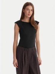 Marella Body Vigile 2615941021 Czarny Slim Fit. Czarne body i gorsety Marella, bez wzorów, z syntetyku. Za 329.99 zł.