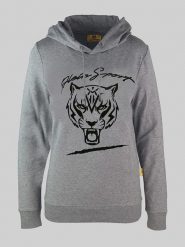 Plein Sport Bluza w kolorze szarym rozmiar: L. Szare bluzy damskie Plein Sport, l, bez wzorów, z bawełny, z kapturem. Za 215.21 zł.