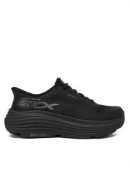 Skechers Buty do biegania Max Cushioning Endeavour 129473/BBK Czarny. Czarne obuwie sportowe damskie Skechers, z materiału, bez zapięcia, do biegania. Za 379.99 zł.