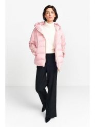 Rich & Royal Kurtka pikowana w kolorze jasnoróżowym rozmiar: 34. Różowe kurtki damskie Rich & Royal, bez wzorów, bez kaptura. Za 440.28 zł.