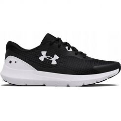 Buty do biegania damskie Under Armour Surge 3. Białe obuwie sportowe damskie Under Armour, bez zapięcia, do biegania. Za 180.99 zł.