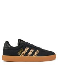 Adidas Sneakersy VL Court 3.0 JP5355 Czarny. Czarne obuwie sportowe damskie Adidas, z materiału, bez zapięcia. Za 179.99 zł.