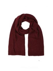 TATUUM Szal w kolorze bordowym - 185 x 33 cm rozmiar: onesize. Czerwone szaliki damskie TATUUM, bez wzorów, z materiału. Za 82.99 zł.