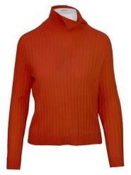Malo Optimum Sweter w kolorze ceglanym rozmiar: M. Czerwone swetry klasyczne damskie Malo Optimum, m, z kaszmiru, bez kołnierzyka. Za 322.73 zł.