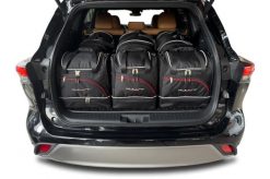 Torby Do Bagażnika Toyota Highlander Hev 2020+ 6Szt Kjust. Czarne torby podróżne KJUST, bez wzorów, z kauczuku. Za 1,822.00 zł.
