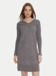 United Colors Of Benetton Sukienka dzianinowa 1044DV02C Szary Relaxed Fit. Szare sukienki damskie United Colors Of Benetton, bez wzorów, z dzianiny, bez ramiączek. Za 319.99 zł.