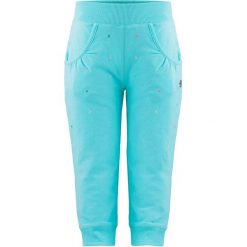 Spodnie w kolorze błękitnym. Niebieskie spodnie niemowlęce Poivre Blanc, w kropki. W wyprzedaży za 59.95 zł.