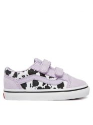 Vans Tenisówki VN000CTGGRG1 Fioletowy. Fioletowe trampki dziewczęce Vans, bez wzorów, ze skóry, bez zapięcia. Za 219.99 zł.