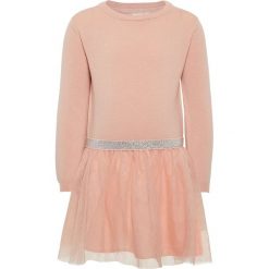 Sukienka "Ralukka" w kolorze jasnoróżowym. Czerwone sukienki niemowlęce Name it Kids, z dzianiny. W wyprzedaży za 77.95 zł.