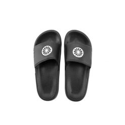 Klapki basenowe The Indian Maharadja Pro RWO325. Czarne klapki damskie THE INDIAN MAHARADJA, bez wzorów, bez obcasa, bez zapięcia. Za 126.50 zł.