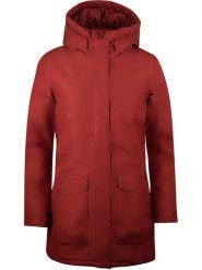 Westfjord Parka "Krafla" w kolorze czerwonobrązowym rozmiar: XL. Brązowe parki damskie Westfjord, m, ze skóry, bez kaptura. Za 272.31 zł.