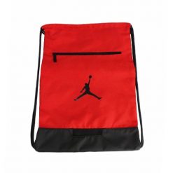 Worek szkolny torba gimnastyczna Air Jordan Sport Gym Sack 9A0746-R78. Czerwone torby sportowe Jordan, bez wzorów. Za 149.35 zł.