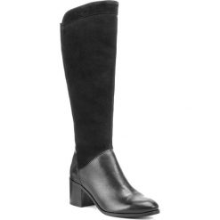 Kozaki SERGIO BARDI - Fiave FW127361318DP 601. Czarne kozaki damskie Sergio Bardi, z materiału. W wyprzedaży za 299.00 zł.